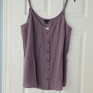 Button Front Cami